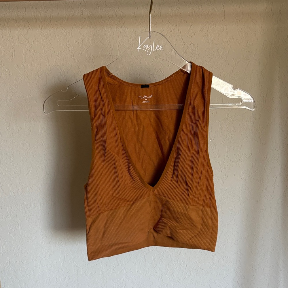 Urban Outfitters Burnt Orange Crop Top